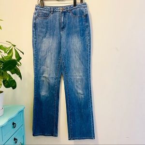 Coldwater Creek Straight Legs Jeans size 8